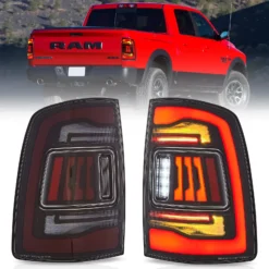 09-18 Dodge Ram 1500/2500/3500 Upgrade LED Tail Lights With Amber Turn Signal