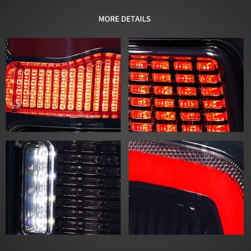 09-18 Dodge Ram 1500/2500/3500 II LED Tail Lights With Red Turn Signal - Image 5