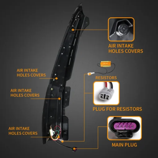 07-14 GMC Yukon Chevrolet Tahoe Suburban 3th Gen (GMT900) LED Tail Lights With Start-up Animation - Image 7