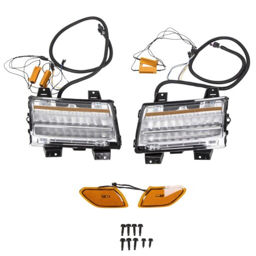 Front Fender Flare Wheel Eyebrow Lights For 2018-2020 Jeep Wrangler JL - Image 9