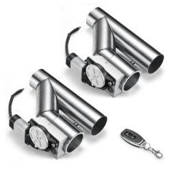 2.0/2.5/3.0 Inch Dual Electric Exhaust Cutout Remote Kit with One Controller